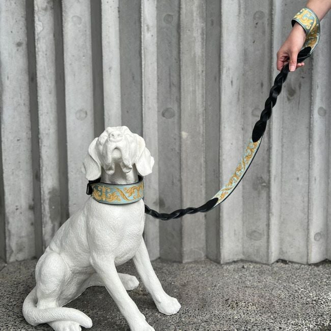 チロリアンTP×レザーBLACK LEASH (L) | paw's living